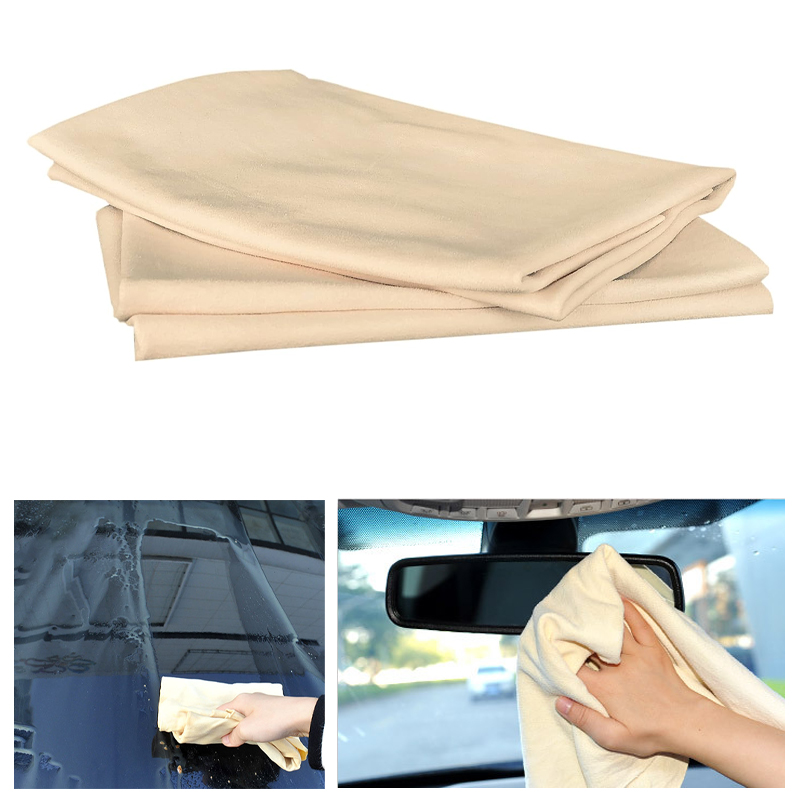 Interior Detailing Kit - Natuurlijk Zeem Lederen Auto Wassen Handdoeken