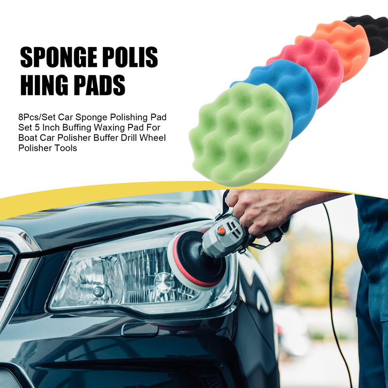 ABJA-8 stks/set Auto Spons Pol - Polish Pad Set Buffer recensie en prijs