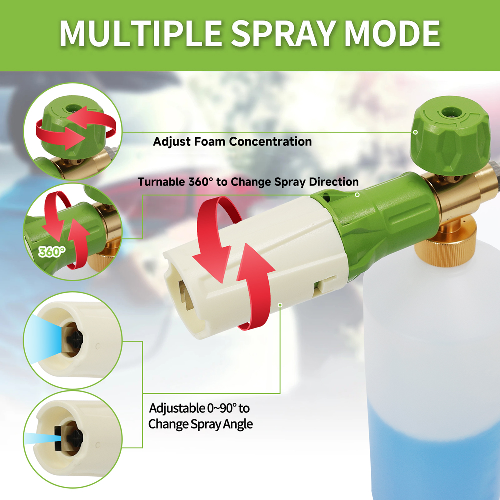 Aluminium Schuimpistool Lance  - Pressure Washer Foam Gun recensie en prijs